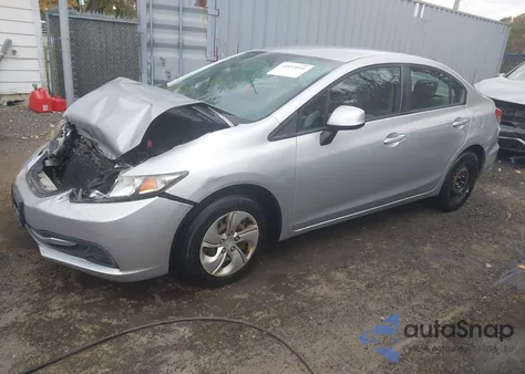 2013 Honda Civic Lx z USA, uszkodzony, nr VIN 2HGFB2F50DH572756